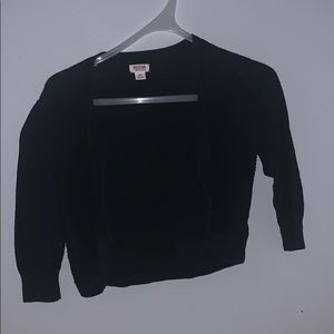 Black cardigan